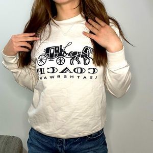 White Coach Crewneck